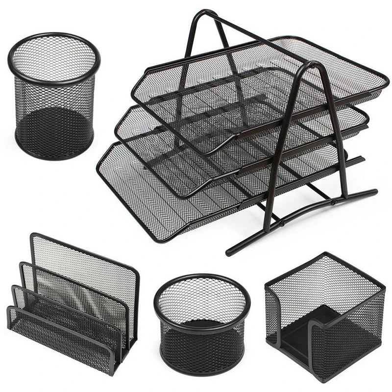 ست رومیزی مدیریتی فلزی 6 تکه